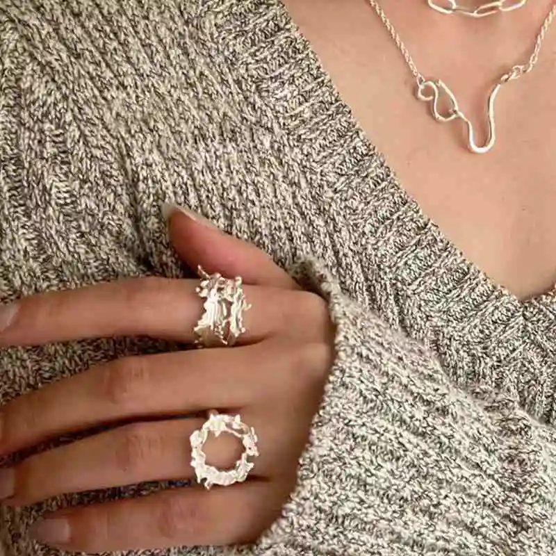 Big Exaggerated Hollow Concave Geometric Irregular Silver Color Adjustable Rings For Women Antique Luxury Jewelry Gifts
Big Exaggerated Hollow Concave Geometric Irregular Silver Color Adjustable Rings For Women Antique Luxury Jewelry Gifts