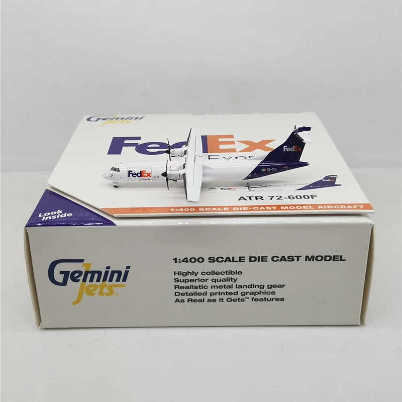 1/400 scale ATR-72 GJFDX1986 EI-GUL FedEx Cargo Airlines Aircraft Airplane Models Toys For Collection
1/400 scale ATR-72 GJFDX1986 EI-GUL FedEx Cargo Airlines Aircraft Airplane Models Toys For Collection