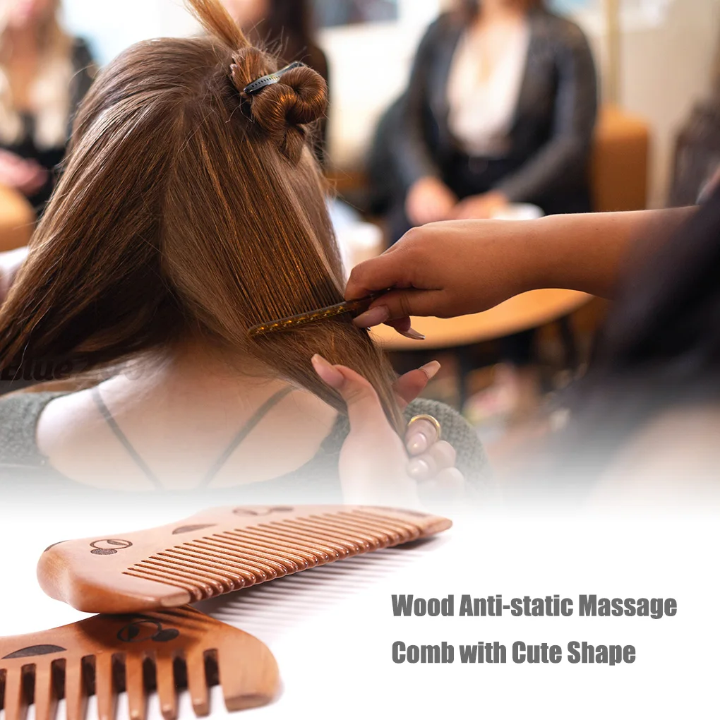 Антистатическая расческа В симпатичной форме, деревянный массажер для здоровья, портативный новогодний аксессуар для укладки красоты, дом... 
Антистатическая расческа В симпатичной форме, деревянный массажер для здоровья, портативный новогодний аксессуар для укладки красоты, дом...
