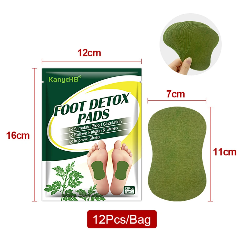 Foot Stickers Foot Patch Relieve Stress Toxins Cleansing Wormwood Detox Pad 12pcs Foot Care Foot Detox Patches
Foot Stickers Foot Patch Relieve Stress Toxins Cleansing Wormwood Detox Pad 12pcs Foot Care Foot Detox Patches