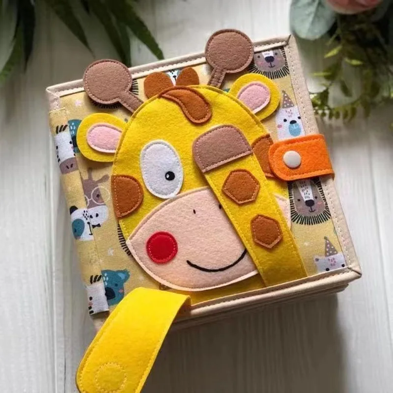 Montessori Felt Book Baby Busy Board Giraffe Busy Book Quiet Book Sensory Toys Toddler Basic Life Skills Developing Toy for Kids
Montessori Felt Book Baby Busy Board Giraffe Busy Book Quiet Book Sensory Toys Toddler Basic Life Skills Developing Toy for Kids