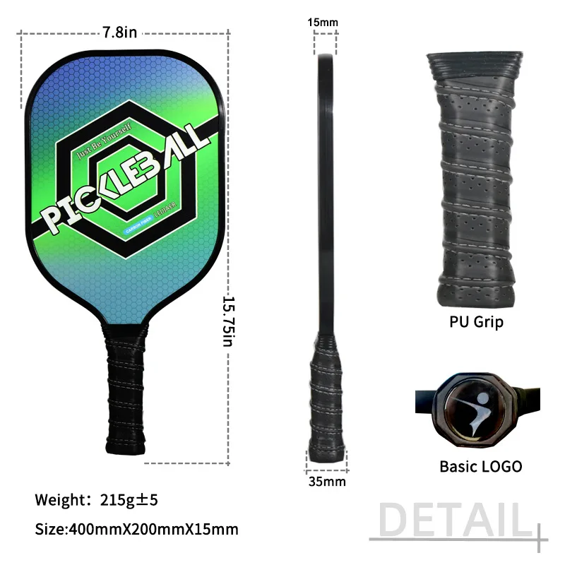 Full Carbon Pickleball Racket Carbon Fiber 3K Single Shot Champion Pickleball For Sport Use With Bag Cover paddle Racket Padel
Full Carbon Pickleball Racket Carbon Fiber 3K Single Shot Champion Pickleball For Sport Use With Bag Cover paddle Racket Padel