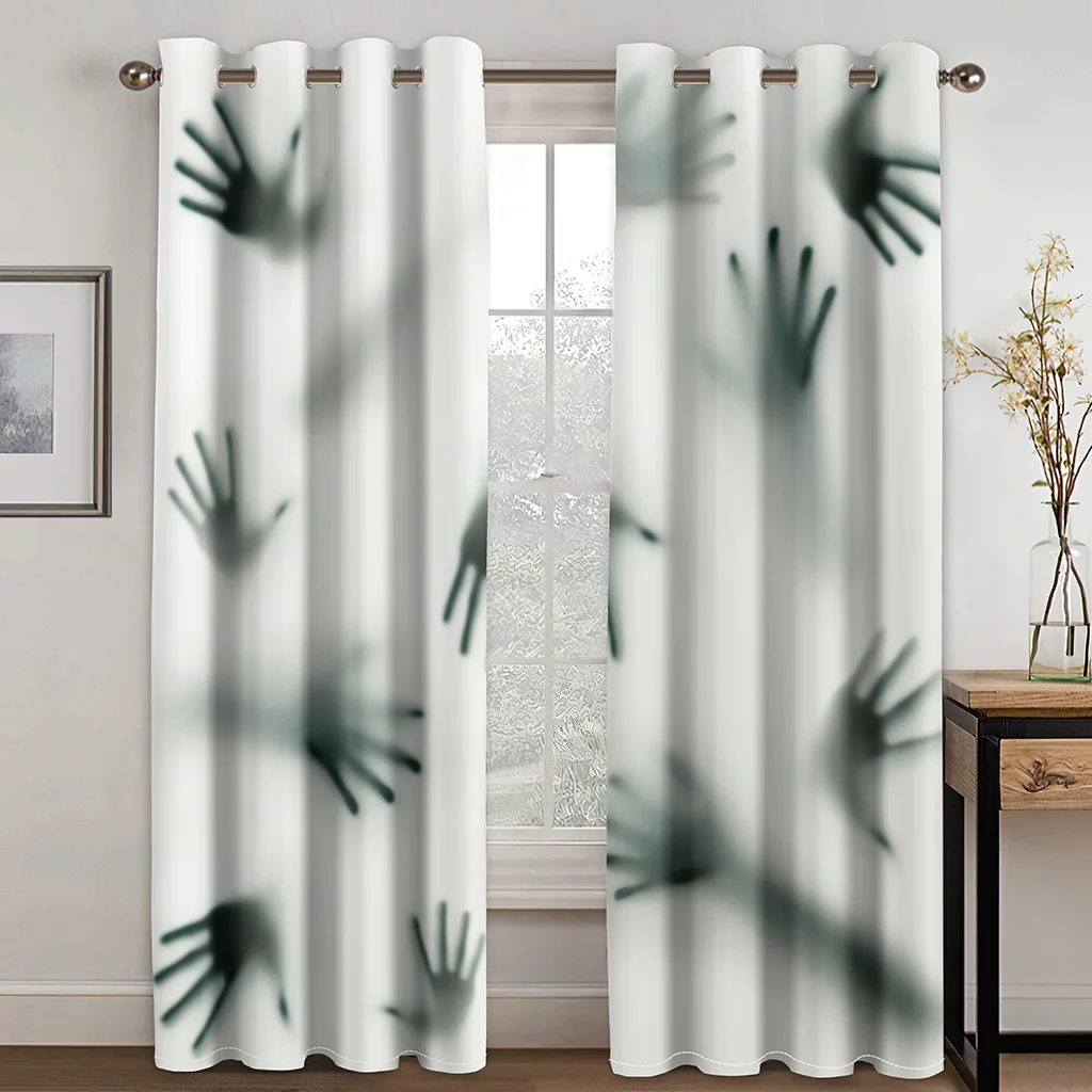 Shading Decorative Curtain For Living Room Horror Hand Printed Perforated Curtains Textile Pattern For The Living Room
Shading Decorative Curtain For Living Room Horror Hand Printed Perforated Curtains Textile Pattern For The Living Room