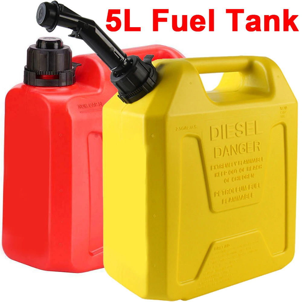 5L Plastic Fuel Tank Motorcycle Car Spare Backup Gas Tank Petrol Gas Gasoline Oil Jerry Can Leak Proof Fuel Container
5L Plastic Fuel Tank Motorcycle Car Spare Backup Gas Tank Petrol Gas Gasoline Oil Jerry Can Leak Proof Fuel Container
