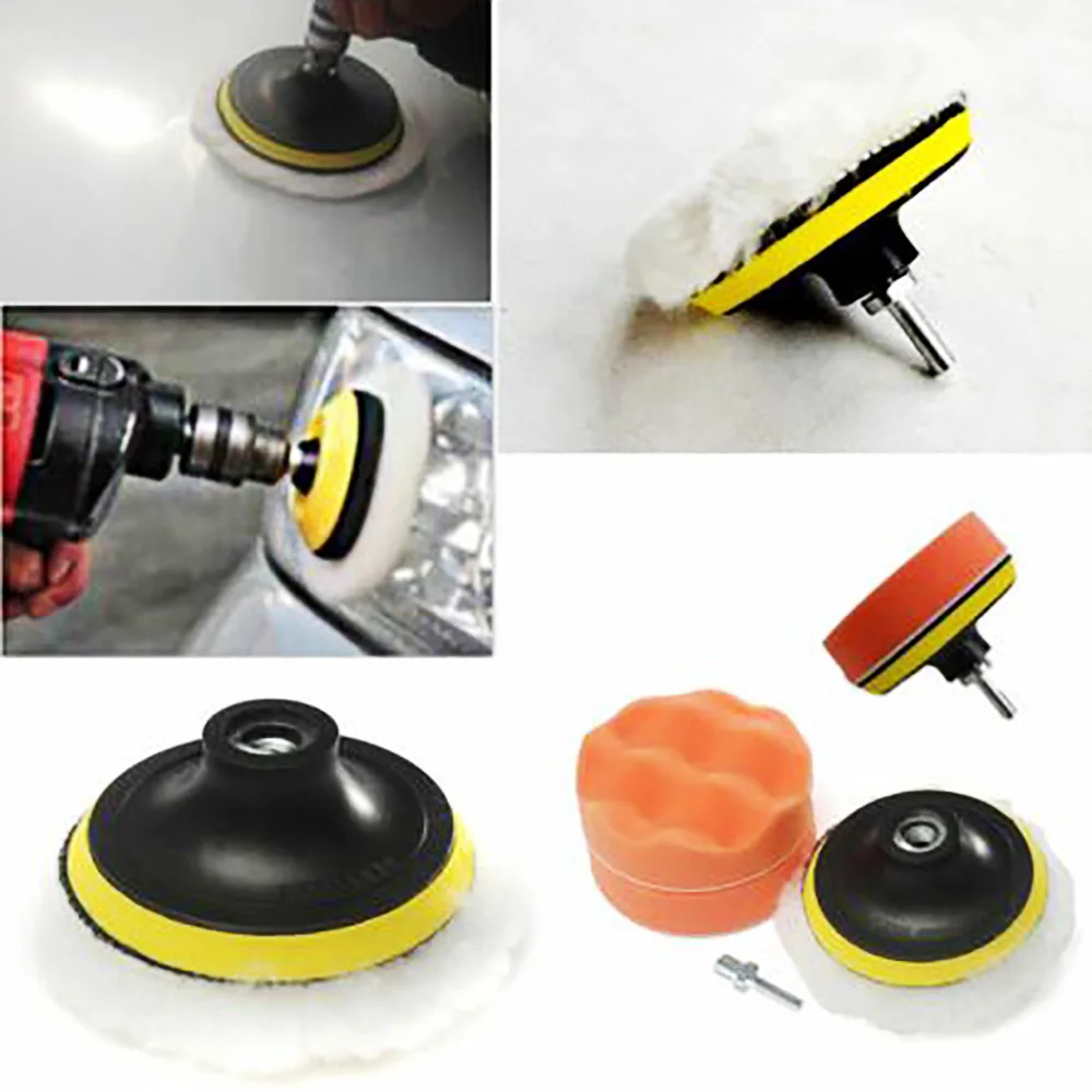 Drill Buffing pad Kit Polishing Adapter Car Polisher Sponge Set 1 Set 4'' Automotive Car Detail Care Supplies Pratical
Drill Buffing pad Kit Polishing Adapter Car Polisher Sponge Set 1 Set 4'' Automotive Car Detail Care Supplies Pratical