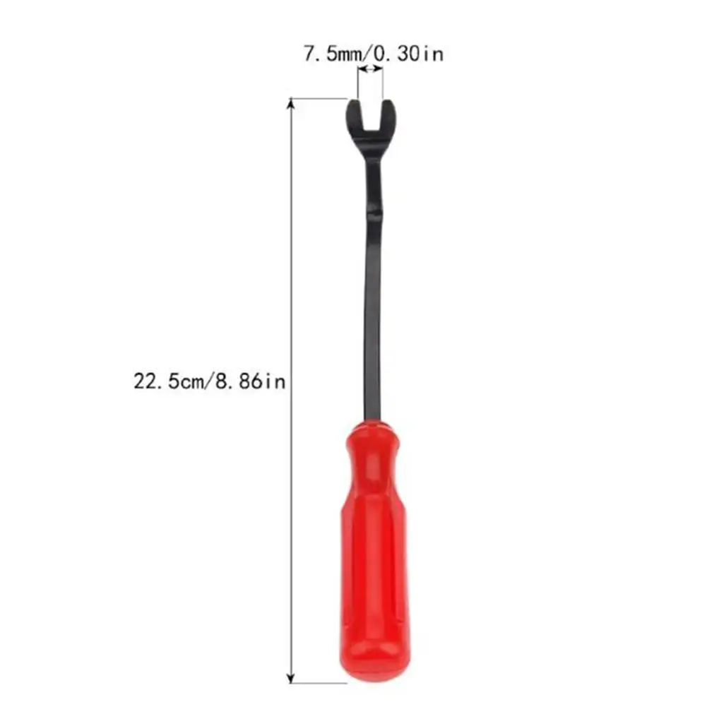 Car Door Panel Remover Upholstery Red 22.5cm Auto Trims Retaining Clip Removal Puller Pry Tools Accessories Plastic+Iron
Car Door Panel Remover Upholstery Red 22.5cm Auto Trims Retaining Clip Removal Puller Pry Tools Accessories Plastic+Iron