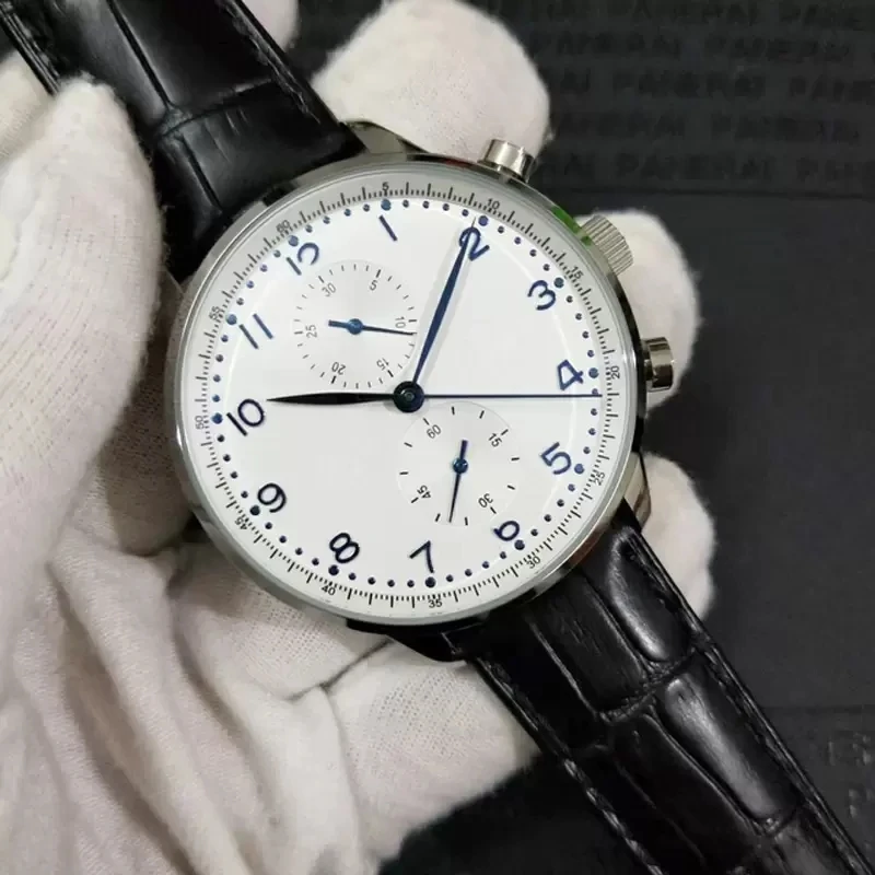 Male Wristwatch men quartz chronograph watch Pilots black Leather Strap Sapphire Crystal Waterproof Montre De Luxe
Male Wristwatch men quartz chronograph watch Pilots black Leather Strap Sapphire Crystal Waterproof Montre De Luxe