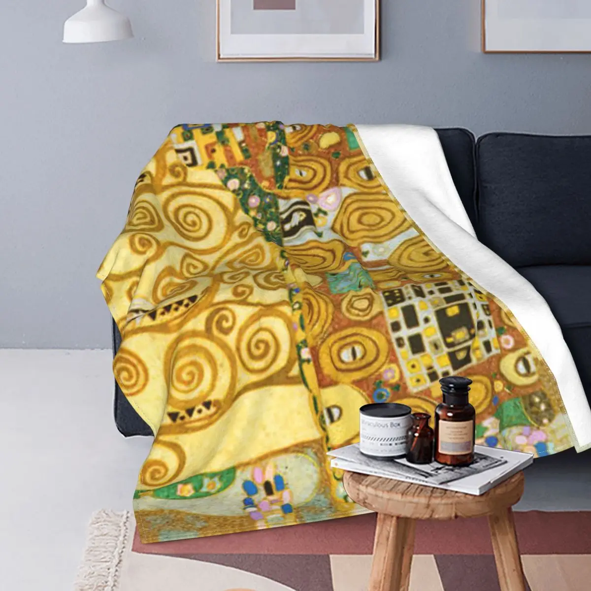 Gustav Klimt Flannel Throw Blanket Tree Of Life Freyas Art Blanket for Sofa Outdoor Lightweight Bed Rug
Gustav Klimt Flannel Throw Blanket Tree Of Life Freyas Art Blanket for Sofa Outdoor Lightweight Bed Rug