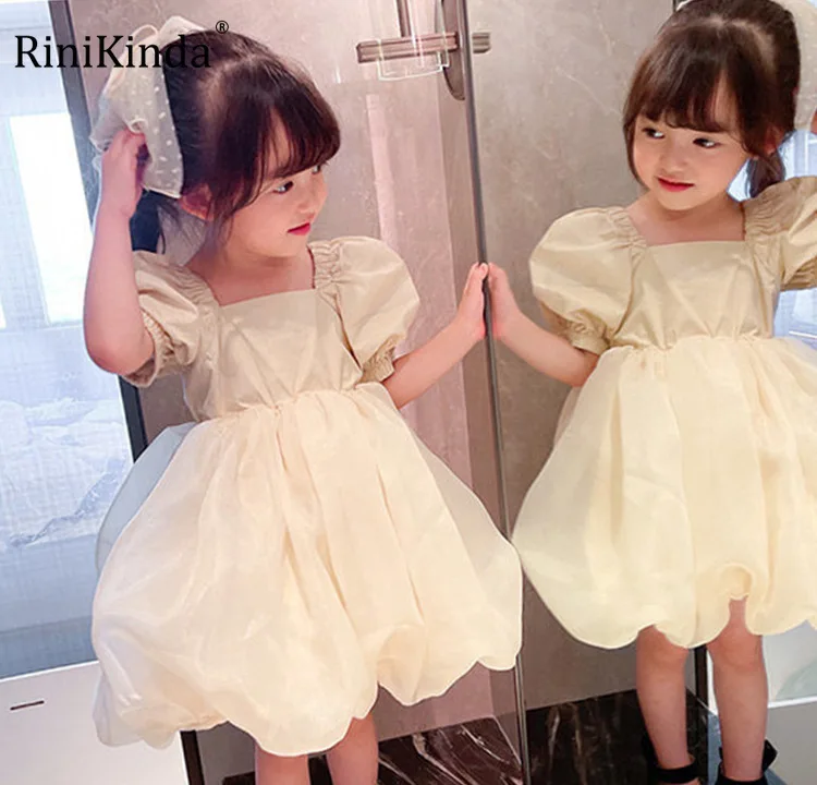 RiniKinda Girls Summer Dress Puff Sleeve Sweet Cute Dress Ball Gown White Princess Party Dress New Children Clothing
RiniKinda Girls Summer Dress Puff Sleeve Sweet Cute Dress Ball Gown White Princess Party Dress New Children Clothing