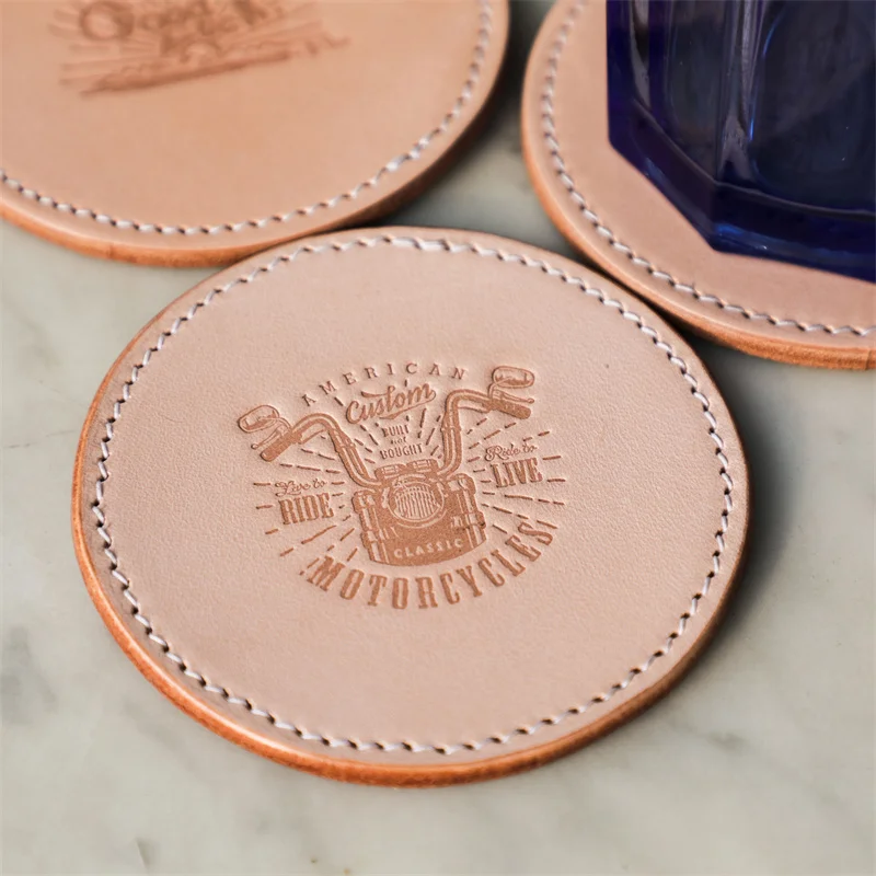100% Handmade Vegetable Tanned Cowhide Leather Coaster Kung Fu Tea Coffee Insulation Leather Pad Office Nordic Style Coaster 001
100% Handmade Vegetable Tanned Cowhide Leather Coaster Kung Fu Tea Coffee Insulation Leather Pad Office Nordic Style Coaster 001