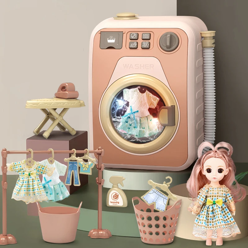 Pretend Play Electric Drum Rotatable Washing Machine Toy Kids Play House Kitchen Rice Cooker Cooking Educational Toy Girl Gift
Pretend Play Electric Drum Rotatable Washing Machine Toy Kids Play House Kitchen Rice Cooker Cooking Educational Toy Girl Gift