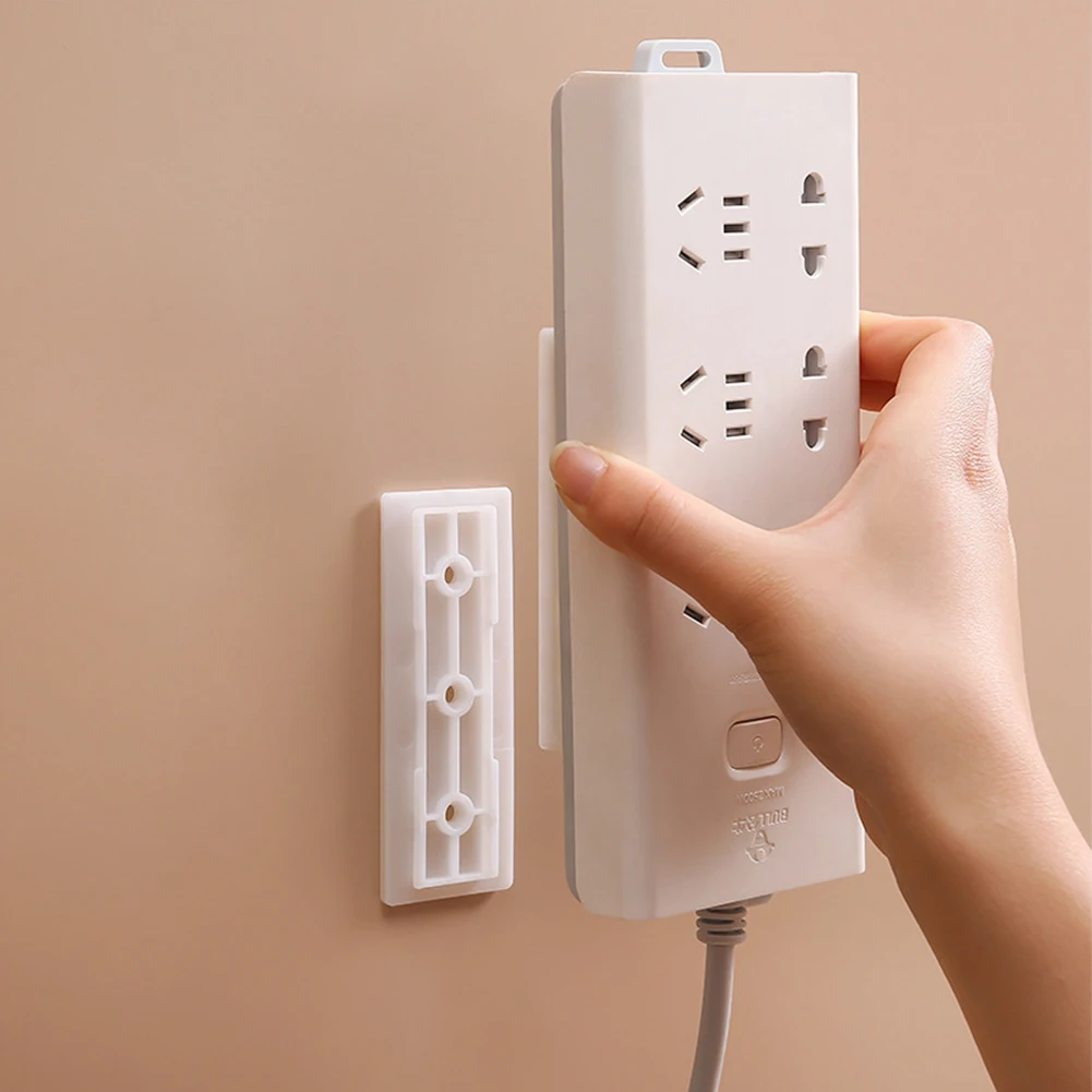 Socket Fixer Patch Panel Holder Wall-Mounted Holder Punch-free Plug Fixer Self-Adhesive Socket Fixer Power Strip Organizer
Socket Fixer Patch Panel Holder Wall-Mounted Holder Punch-free Plug Fixer Self-Adhesive Socket Fixer Power Strip Organizer