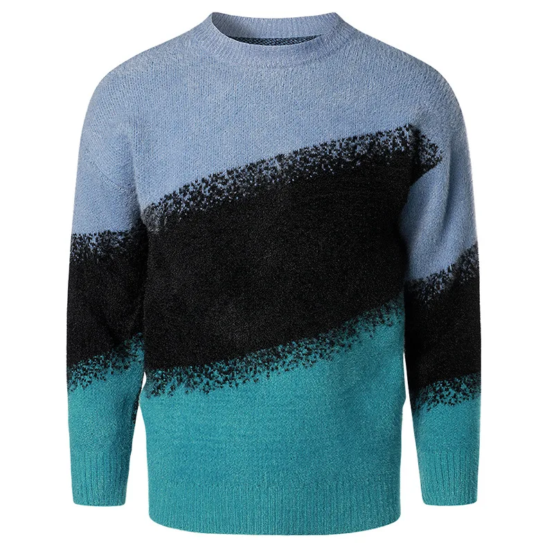 Winter Warm Men's Knit Sweater Round Neck Pullover Soft Fashion Casual Versatile Sweater
Winter Warm Men's Knit Sweater Round Neck Pullover Soft Fashion Casual Versatile Sweater