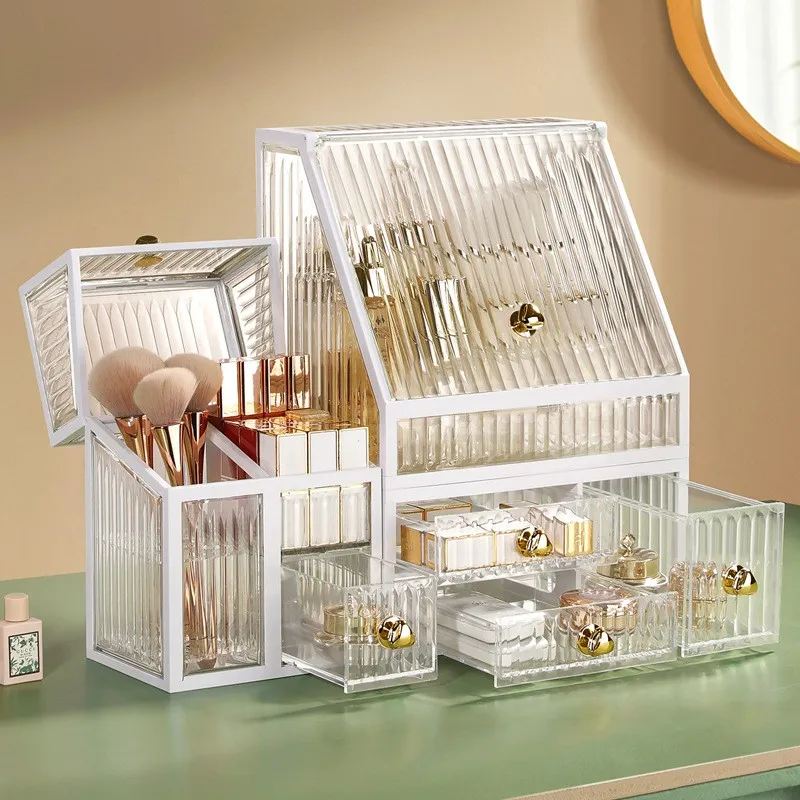 Makeup Organizer Box Acrylic Cosmetic Jewelry Lipstick Brush Storage Holder Large Capacity Skincare Earring Watch Home Rack
Makeup Organizer Box Acrylic Cosmetic Jewelry Lipstick Brush Storage Holder Large Capacity Skincare Earring Watch Home Rack