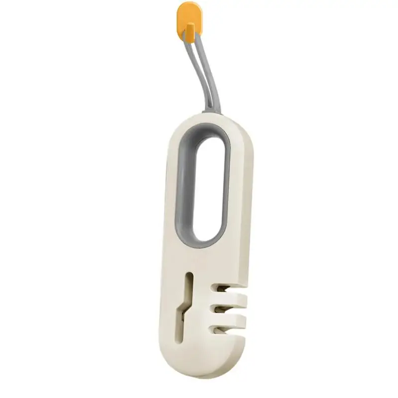 Knives Sharpeners Multifunctional Knives Sharpeners With Lanyard Handheld 4-in-1 Kitchen Knives Accessories With Non-Slip Rubber
Knives Sharpeners Multifunctional Knives Sharpeners With Lanyard Handheld 4-in-1 Kitchen Knives Accessories With Non-Slip Rubber