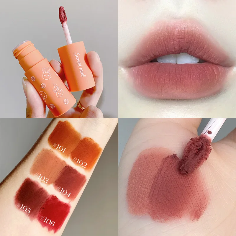 6 Colors Mini Cute Lip Gloss Velvet Matte Liquid Lipstick Women Makeup Strawberry Color Waterproof Lasting Cosmetic TSLM1
6 Colors Mini Cute Lip Gloss Velvet Matte Liquid Lipstick Women Makeup Strawberry Color Waterproof Lasting Cosmetic TSLM1