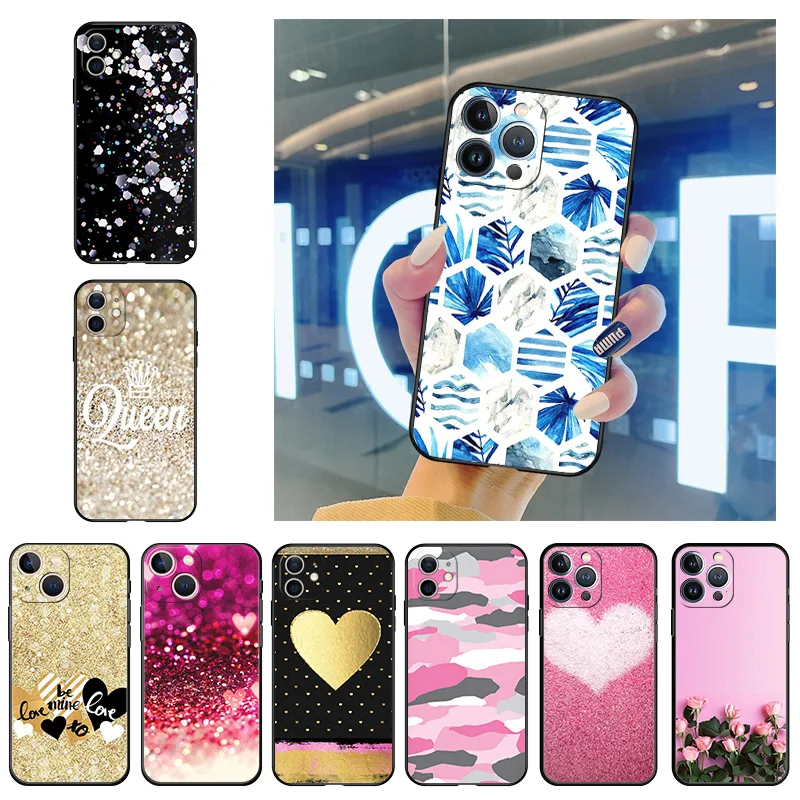 Phone Case for iphone 14 7 8 Plus 11 12 13 Pro XS Max 14Plus Mini XR SE X Aqua Silver Pink Green Queen Soft Black Cover Fundas
Phone Case for iphone 14 7 8 Plus 11 12 13 Pro XS Max 14Plus Mini XR SE X Aqua Silver Pink Green Queen Soft Black Cover Fundas