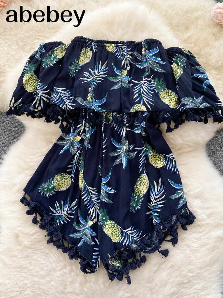 Женские комбинезоны с цветочным принтом, летние пляжные комбинезоны с широкими штанинами, модные корейские Комбинезоны, богемные Комбинез... 
Женские комбинезоны с цветочным принтом, летние пляжные комбинезоны с широкими штанинами, модные корейские Комбинезоны, богемные Комбинез...