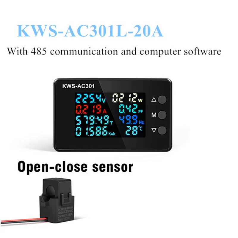 Meter Voltmeter KWS-AC301 Power Detector Replacement 0-100A AC301L Accessories Assembly Attachment Spare Parts
Meter Voltmeter KWS-AC301 Power Detector Replacement 0-100A AC301L Accessories Assembly Attachment Spare Parts