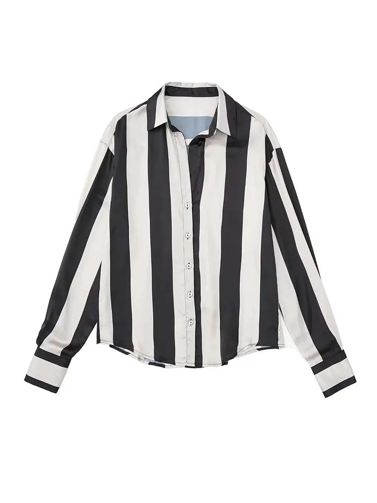 KLKXMYT TRAF женская рубашка на пуговицах с длинным рукавом 2022 Осенняя Блузка модные полосатые повседневные винтажные шикарные топы
KLKXMYT TRAF женская рубашка на пуговицах с длинным рукавом 2022 Осенняя Блузка модные полосатые повседневные винтажные шикарные топы