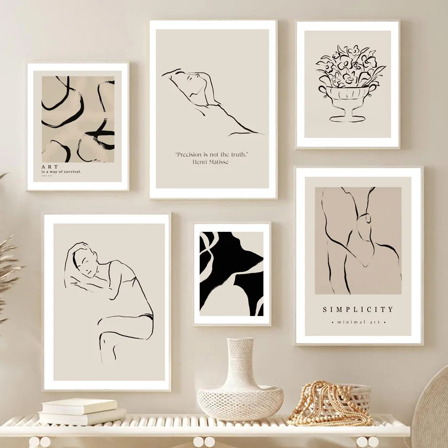 Abstract Line Drawing Minimalism Beige Wall Art Canvas Painting Nordic Posters And Prints Wall Picture For Living Room Decor
Abstract Line Drawing Minimalism Beige Wall Art Canvas Painting Nordic Posters And Prints Wall Picture For Living Room Decor