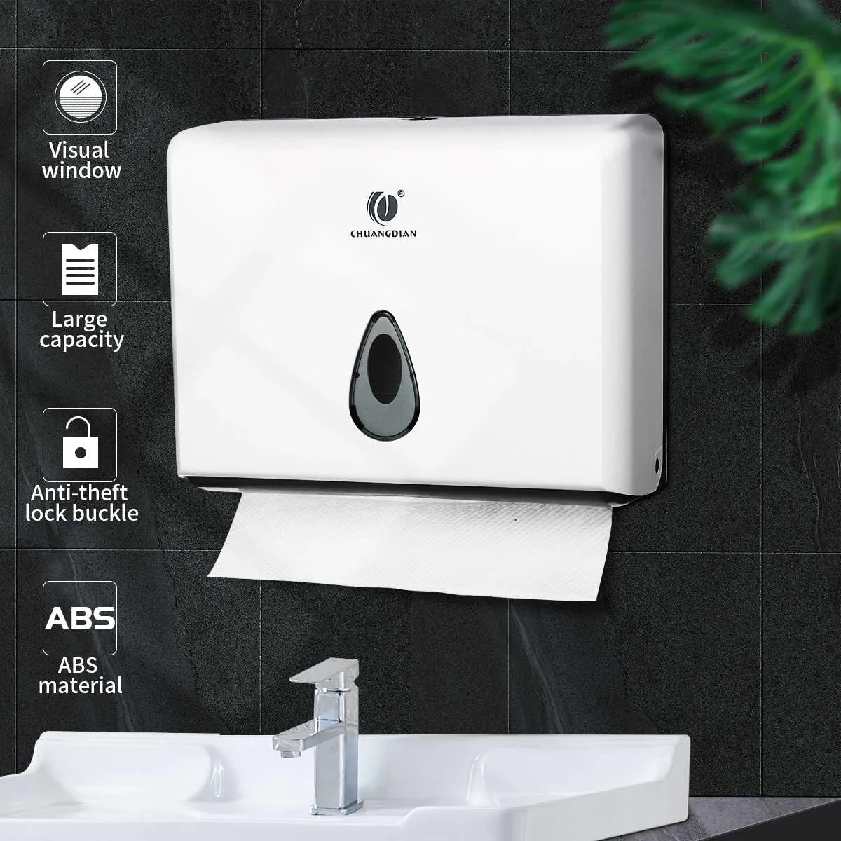 Wall Mounted Hand Paper Tissue Towel Dispenser Plastic Toilet Holder White UK US AU CN warehouse in stock
Wall Mounted Hand Paper Tissue Towel Dispenser Plastic Toilet Holder White UK US AU CN warehouse in stock