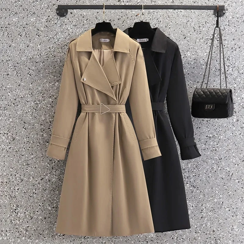 High Quality Women Long Trench Coat Fashion Casual Solid Color Belt 2022 Autumn Full Sleeve Windbreaker Elegant Lady Overcoat
High Quality Women Long Trench Coat Fashion Casual Solid Color Belt 2022 Autumn Full Sleeve Windbreaker Elegant Lady Overcoat
