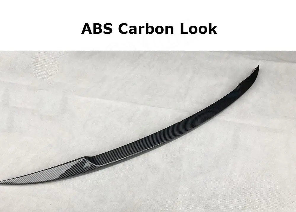

АБС-материал, углеродный вид, задний спойлер для багажника, блеск, черные крылья бампера для BMW X5 G05 2019 UP, автомобильный стиль