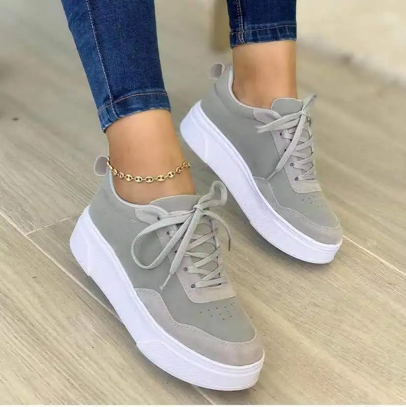 Woman Casual Shoes Breathable 2021 Sneakers Women New Thick Bottom Fashion Mesh Sneakers Lacing Shoes Women Large Size 35~43
Woman Casual Shoes Breathable 2021 Sneakers Women New Thick Bottom Fashion Mesh Sneakers Lacing Shoes Women Large Size 35~43
