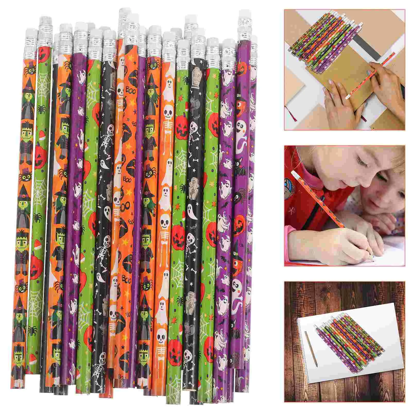 48 Pcs Kids Goodie Bag Stuffers Halloween Writing Pencils HB Food Sketch Drawing Painting Wooden Graffiti Child
48 Pcs Kids Goodie Bag Stuffers Halloween Writing Pencils HB Food Sketch Drawing Painting Wooden Graffiti Child