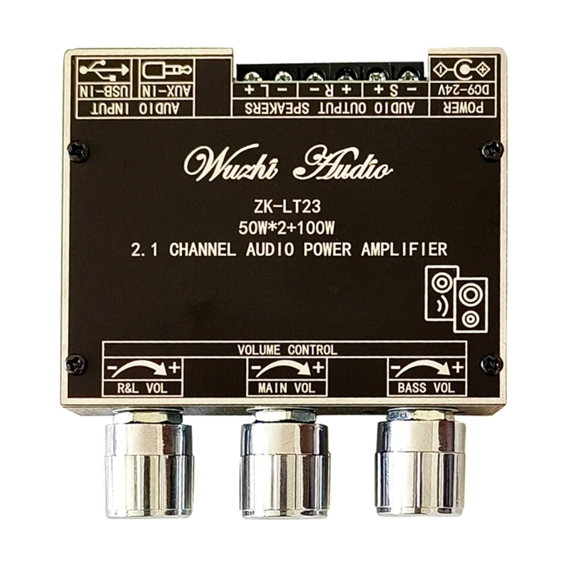 J2FB Bluetooth-compatible Power Amplifier Board with Subwoofer 2.1 Channel 50W×2+100W, Power Amplifier Module
J2FB Bluetooth-compatible Power Amplifier Board with Subwoofer 2.1 Channel 50W×2+100W, Power Amplifier Module
