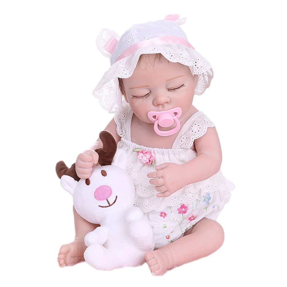 Lifelike Reborn Doll Silicone Reborn Sleeping Girl Doll with Closing Eyes Realistic Handmade Vinyl Newborn Babies
Lifelike Reborn Doll Silicone Reborn Sleeping Girl Doll with Closing Eyes Realistic Handmade Vinyl Newborn Babies