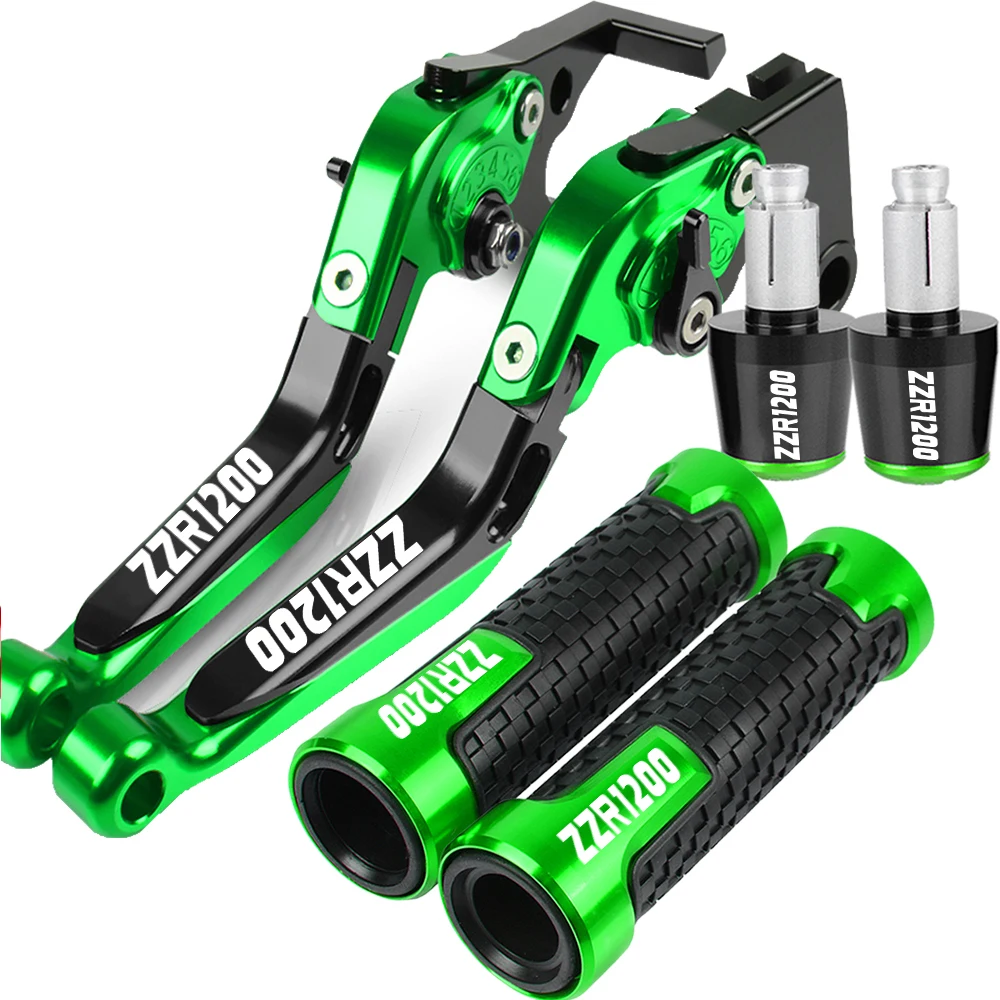 For KAWASAKI Motorcycle CNC Aluminum Brake Clutch Levers Handlebar Handle Grips Ends ZZR1200 2002-2005 ZZR 1200 ZZR-1200 2004 03
For KAWASAKI Motorcycle CNC Aluminum Brake Clutch Levers Handlebar Handle Grips Ends ZZR1200 2002-2005 ZZR 1200 ZZR-1200 2004 03