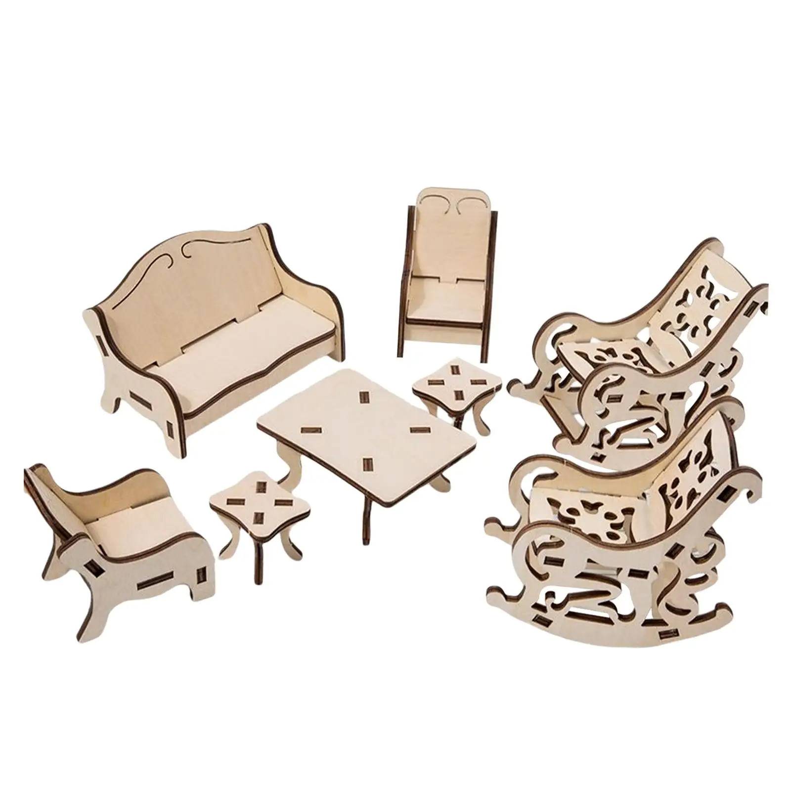 Assembly Wood Puzzle Early Educational Toys Sofa for Children Birthday Gifts
Assembly Wood Puzzle Early Educational Toys Sofa for Children Birthday Gifts