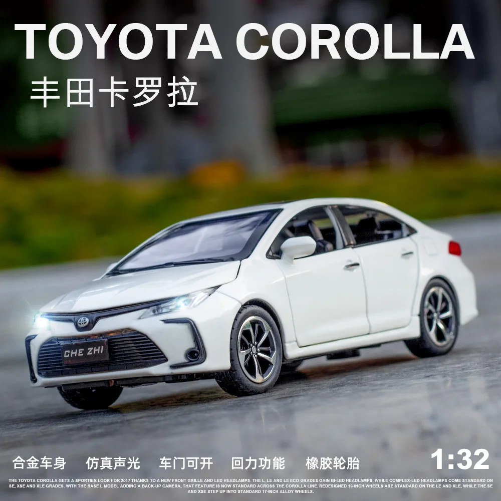 Toyota Corolla Diecast 1/32 Scale Alloy Pull Back Car Collectable Toy Gifts for Children
Toyota Corolla Diecast 1/32 Scale Alloy Pull Back Car Collectable Toy Gifts for Children