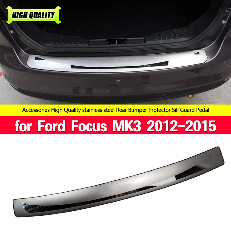 1PC Car Styling for Ford Focus 3 MK3 2012-2015 Stainless Steel Back Rear Trunk Sill Scuff Plate Protection Pedal Cover
1PC Car Styling for Ford Focus 3 MK3 2012-2015 Stainless Steel Back Rear Trunk Sill Scuff Plate Protection Pedal Cover