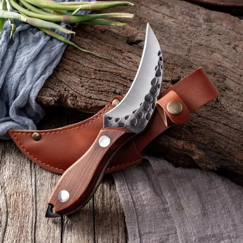 HMTX T9 Retro Forged Carbon Steel Knife, Gift Box With Leather Case, Outdoor Cookware
HMTX T9 Retro Forged Carbon Steel Knife, Gift Box With Leather Case, Outdoor Cookware