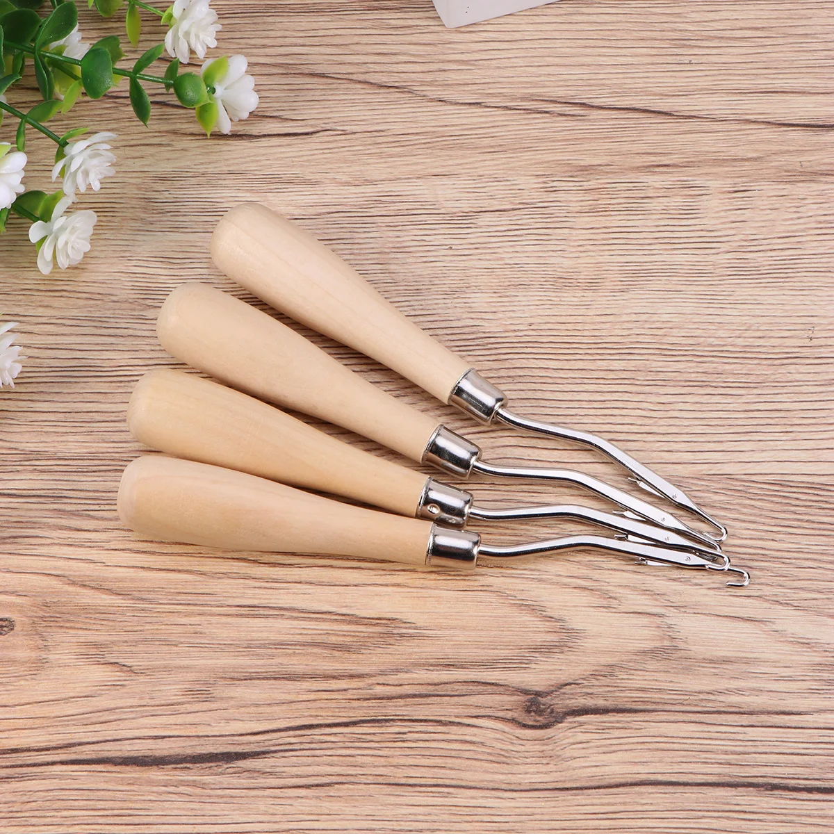 Hook Crochet Needle Knitting Wooden Rug Needles Making Carpet Bent Scarf Knit Hair Handle Hooks Ventilating Lock Sewing Braid
Hook Crochet Needle Knitting Wooden Rug Needles Making Carpet Bent Scarf Knit Hair Handle Hooks Ventilating Lock Sewing Braid