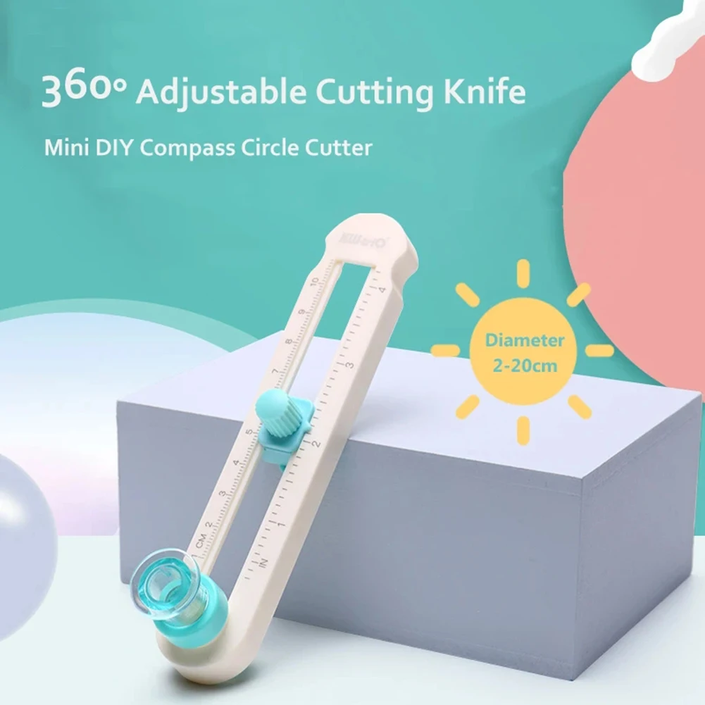 Round Cutting Knife 2-20cm Diameter Patchwork Compass Circle Cutter Scrapbooking Cutters DIY Art Knife For Photo/Krafts Paper
Round Cutting Knife 2-20cm Diameter Patchwork Compass Circle Cutter Scrapbooking Cutters DIY Art Knife For Photo/Krafts Paper