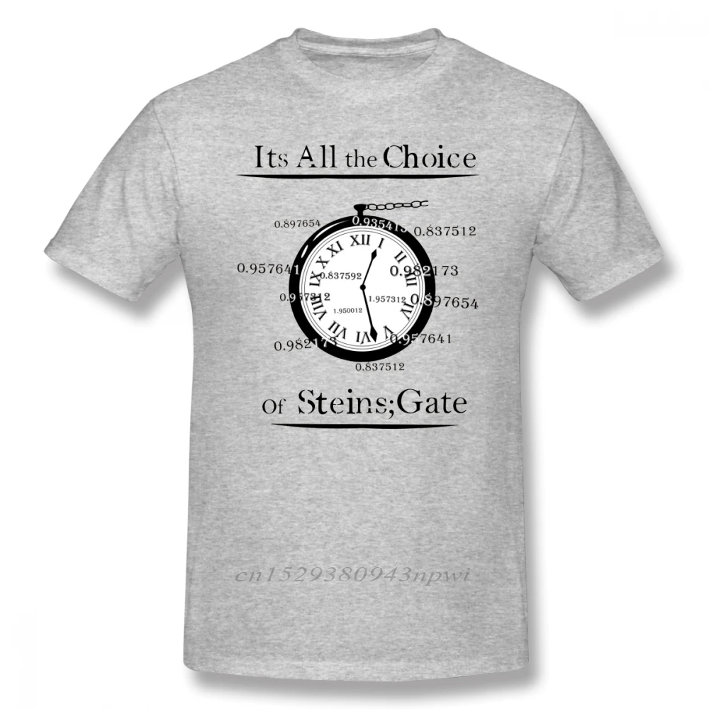 Steins Gate T Shirt The Choice Of Steins Gate T-Shirt Cotton Men Tee Shirt Print Cute Plus Size Streetwear Short-Sleeve Tshirt
Steins Gate T Shirt The Choice Of Steins Gate T-Shirt Cotton Men Tee Shirt Print Cute Plus Size Streetwear Short-Sleeve Tshirt