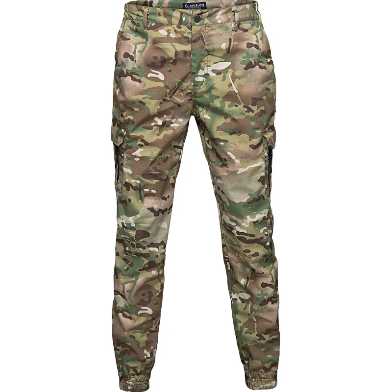 Men Fashion Streetwear Casual Camouflage Jogger Pants Tactical Military Trousers Men Cargo Pants for Droppshipping
Men Fashion Streetwear Casual Camouflage Jogger Pants Tactical Military Trousers Men Cargo Pants for Droppshipping