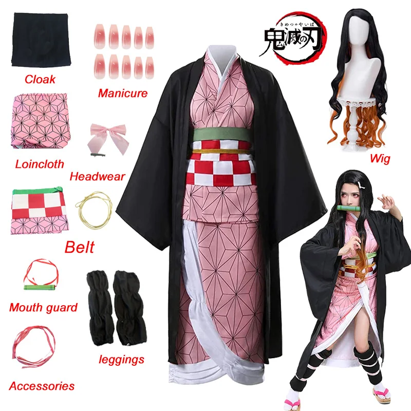 Anime Kamado Nezuko Cosplay Demon Slayer Kimetsu No Yaiba Kamado Nezuko Cosplay Costume Wig Aldult Kids Kimono Halloween Clothes
Anime Kamado Nezuko Cosplay Demon Slayer Kimetsu No Yaiba Kamado Nezuko Cosplay Costume Wig Aldult Kids Kimono Halloween Clothes