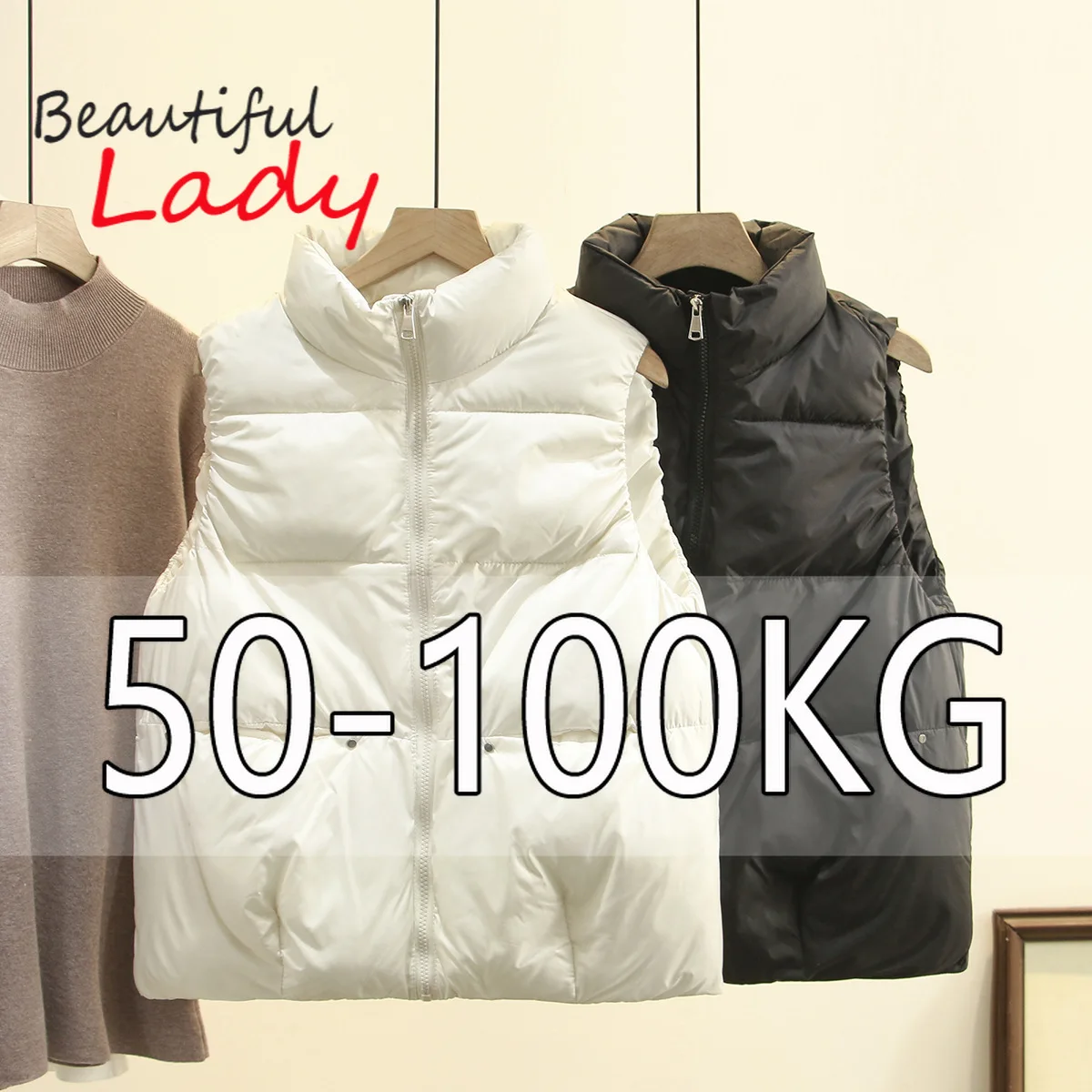 Autumn Winter Vest Women Solid Loose Mandarin Collar Vest Jacket Cotton Padded Women Windproof Warm Waistcoat White
Autumn Winter Vest Women Solid Loose Mandarin Collar Vest Jacket Cotton Padded Women Windproof Warm Waistcoat White