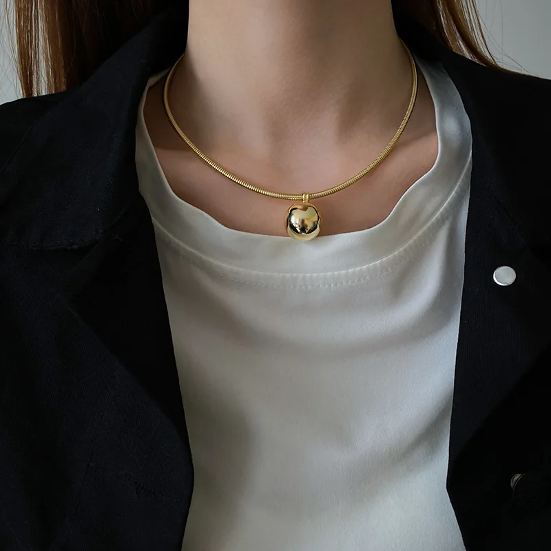 Bilandi Fashion Jewelry Ball Pendant Necklace 2022 New Trend Simply Necklace For Women Party Gifts
Bilandi Fashion Jewelry Ball Pendant Necklace 2022 New Trend Simply Necklace For Women Party Gifts