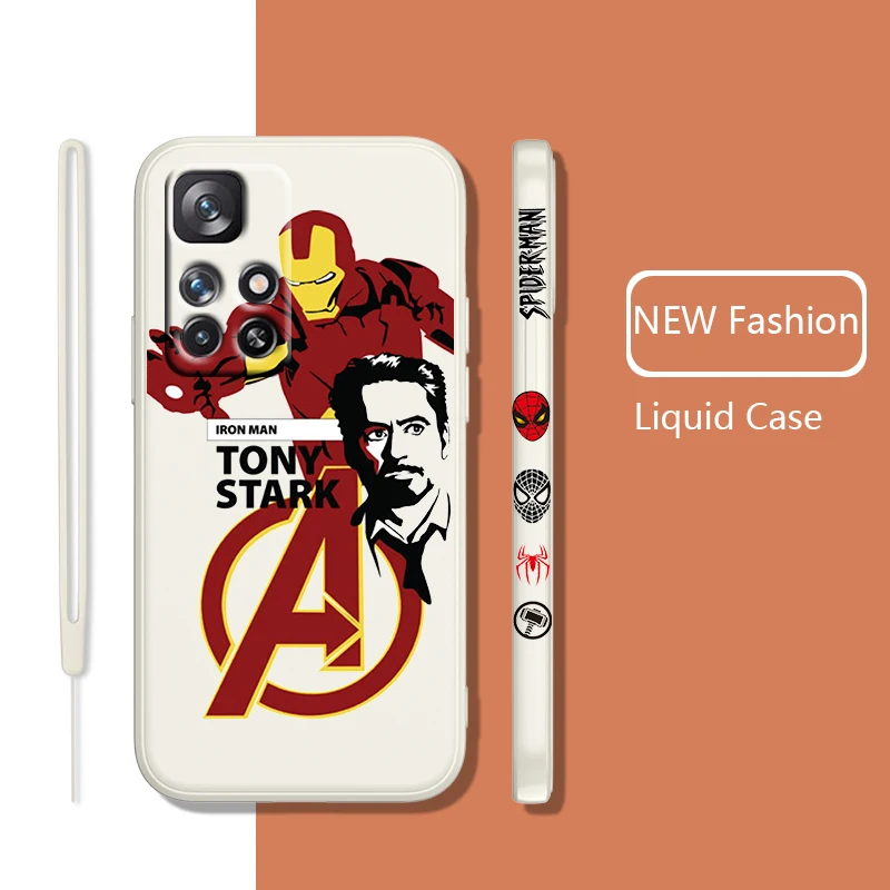 Marvel Iron Man For Redmi K50 K40 K30 K20 10C X 9C AT A 8A 7A Gaming Pro Plus Liquid Left Rope Silicone Phone Case
Marvel Iron Man For Redmi K50 K40 K30 K20 10C X 9C AT A 8A 7A Gaming Pro Plus Liquid Left Rope Silicone Phone Case