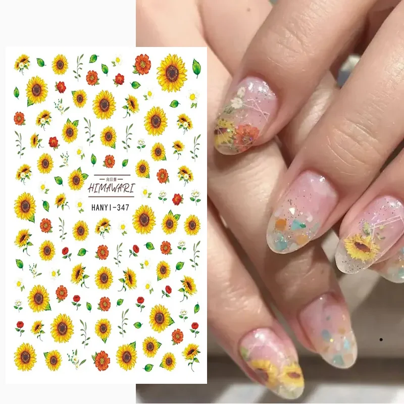 3D Nail Stickers Back Glue Sunflowers Daisy Florals Back Glue Nail Stickers For Nail Tips Beauty
3D Nail Stickers Back Glue Sunflowers Daisy Florals Back Glue Nail Stickers For Nail Tips Beauty