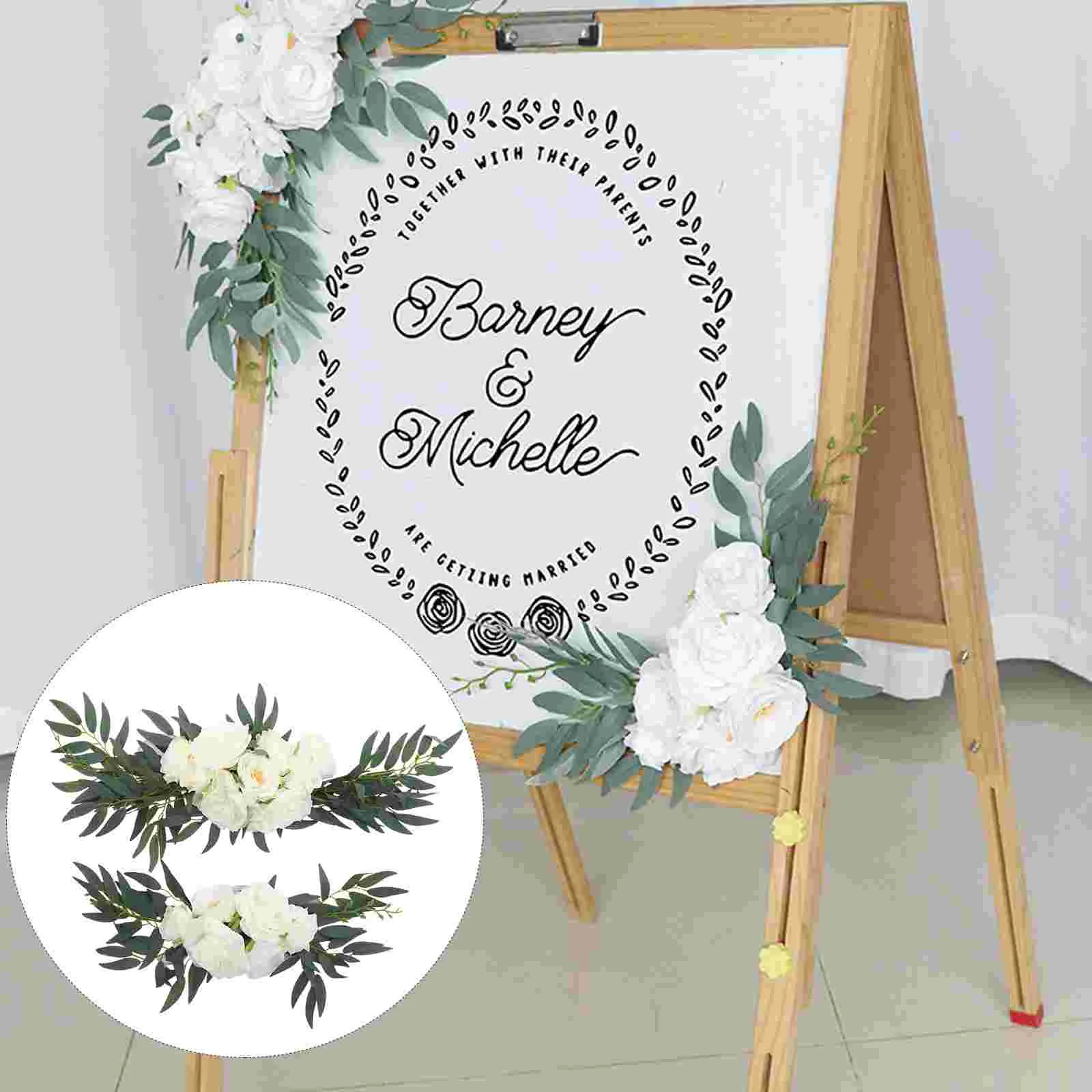 Sign Corner Flower Wedding Ceremony Floral Decor Welcome Board Sunflower Wreaths Front Door
Sign Corner Flower Wedding Ceremony Floral Decor Welcome Board Sunflower Wreaths Front Door