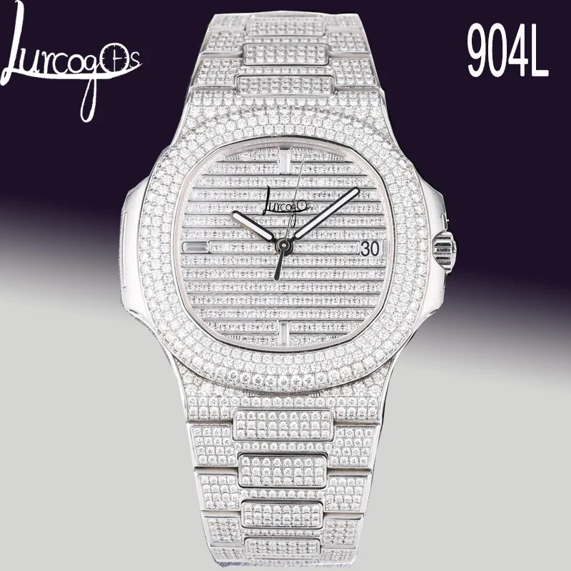 Full Diamonds Watch Men 40mm Automatic self-winding movement Luxury Iced Out PP Watches sapphire glass with box and papers
Full Diamonds Watch Men 40mm Automatic self-winding movement Luxury Iced Out PP Watches sapphire glass with box and papers