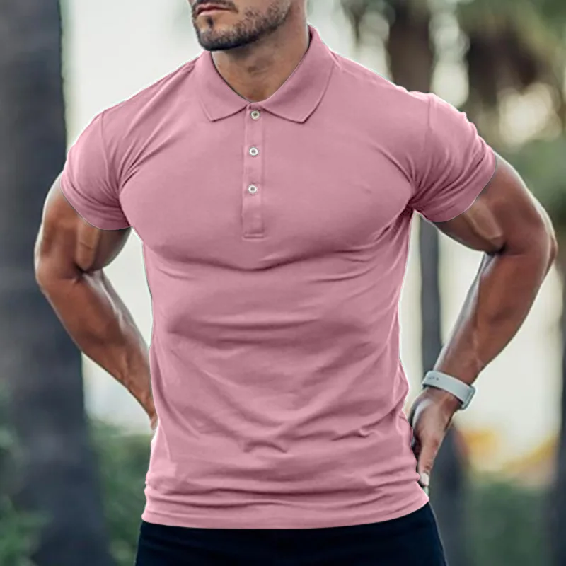 Men's Business Casual Sport Polo shirt short sleeve brand clothing solid color S-3XL
Men's Business Casual Sport Polo shirt short sleeve brand clothing solid color S-3XL