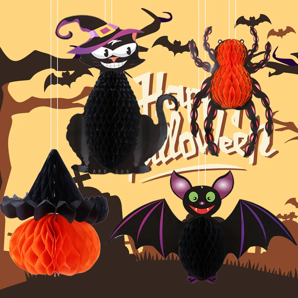 1pc Halloween Honeycomb Ball Pendant Witch Spider Window Haunted House Bar Hanging Ornaments Party Halloween Decoration for Home
1pc Halloween Honeycomb Ball Pendant Witch Spider Window Haunted House Bar Hanging Ornaments Party Halloween Decoration for Home